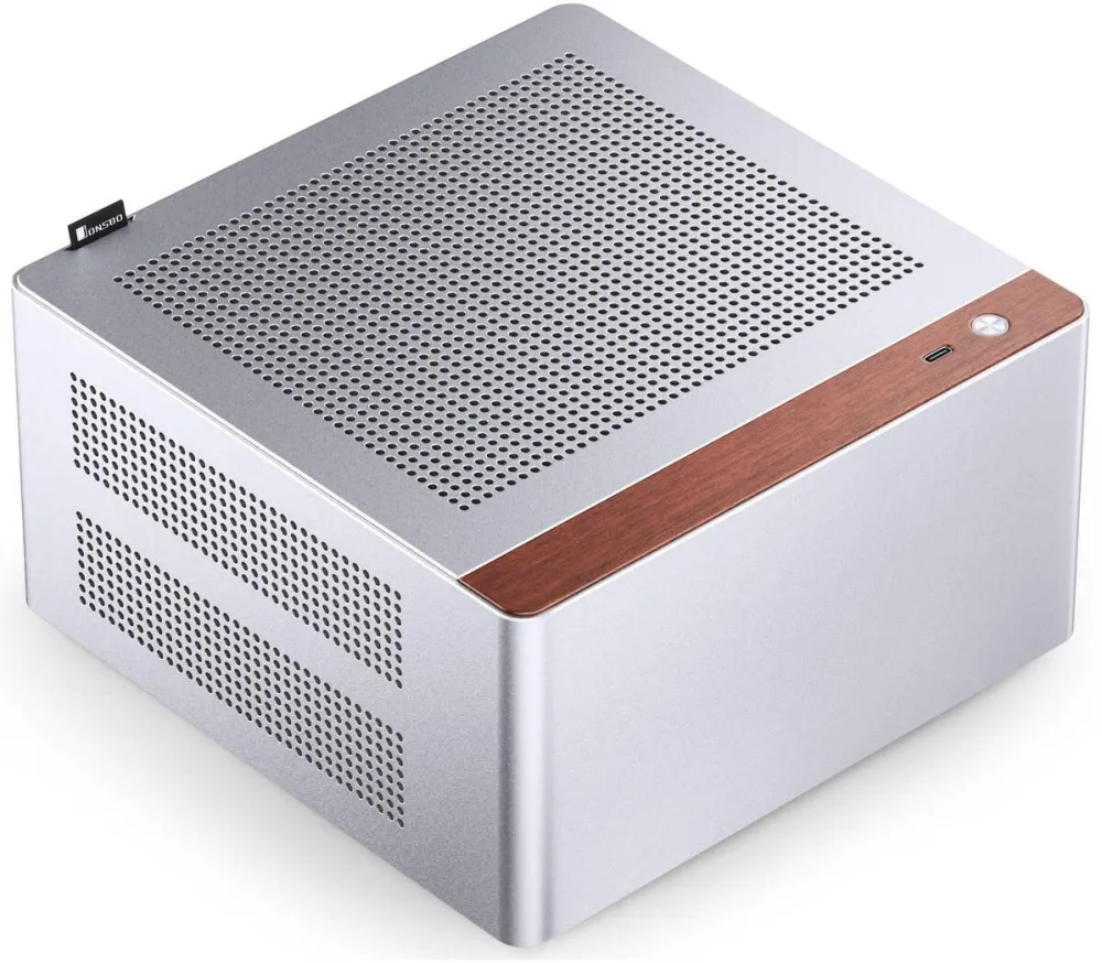 Carcasa PC Jonsbo NV10 Mini ITX - Silver