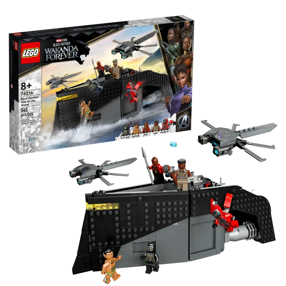 LEGO Marvel - Black Panther: Razboi pe apa 76214, 545 piese