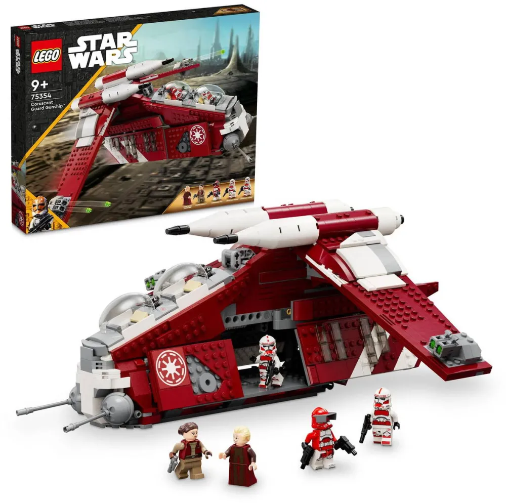 LEGO Star Wars - Nava de lupta a gardienilor de pe Coruscant 75354, 1083 piese