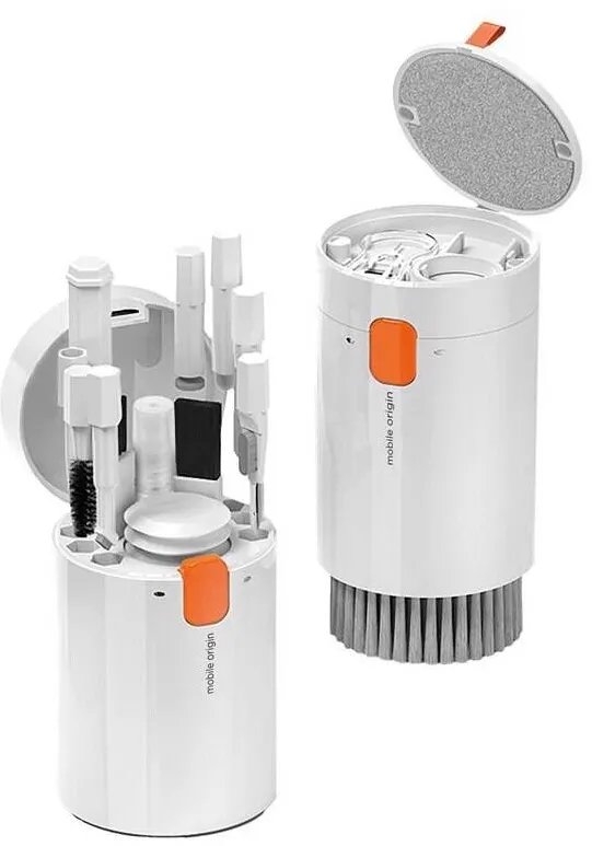 Solutie de curatare Mobile Origin Set pentru curatare dispozitive, 20 in 1, Alb