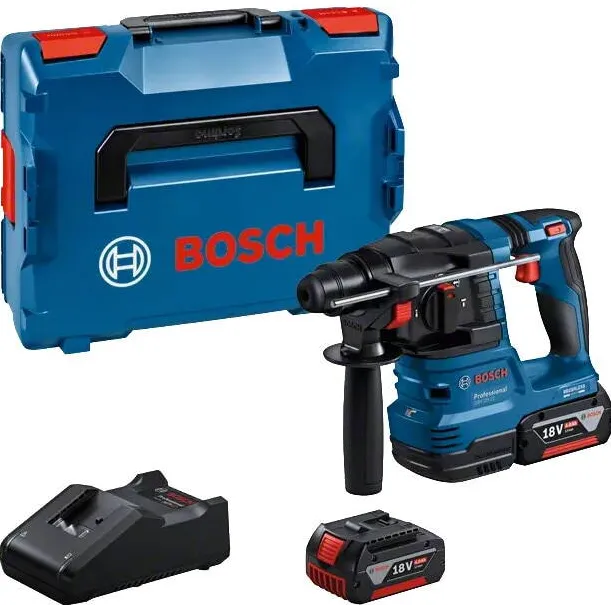 BOSCH GBH 18V-22 PROFESSIONAL, SDS Plus, 2.2 cm, 18 V, set 2 acumulatori