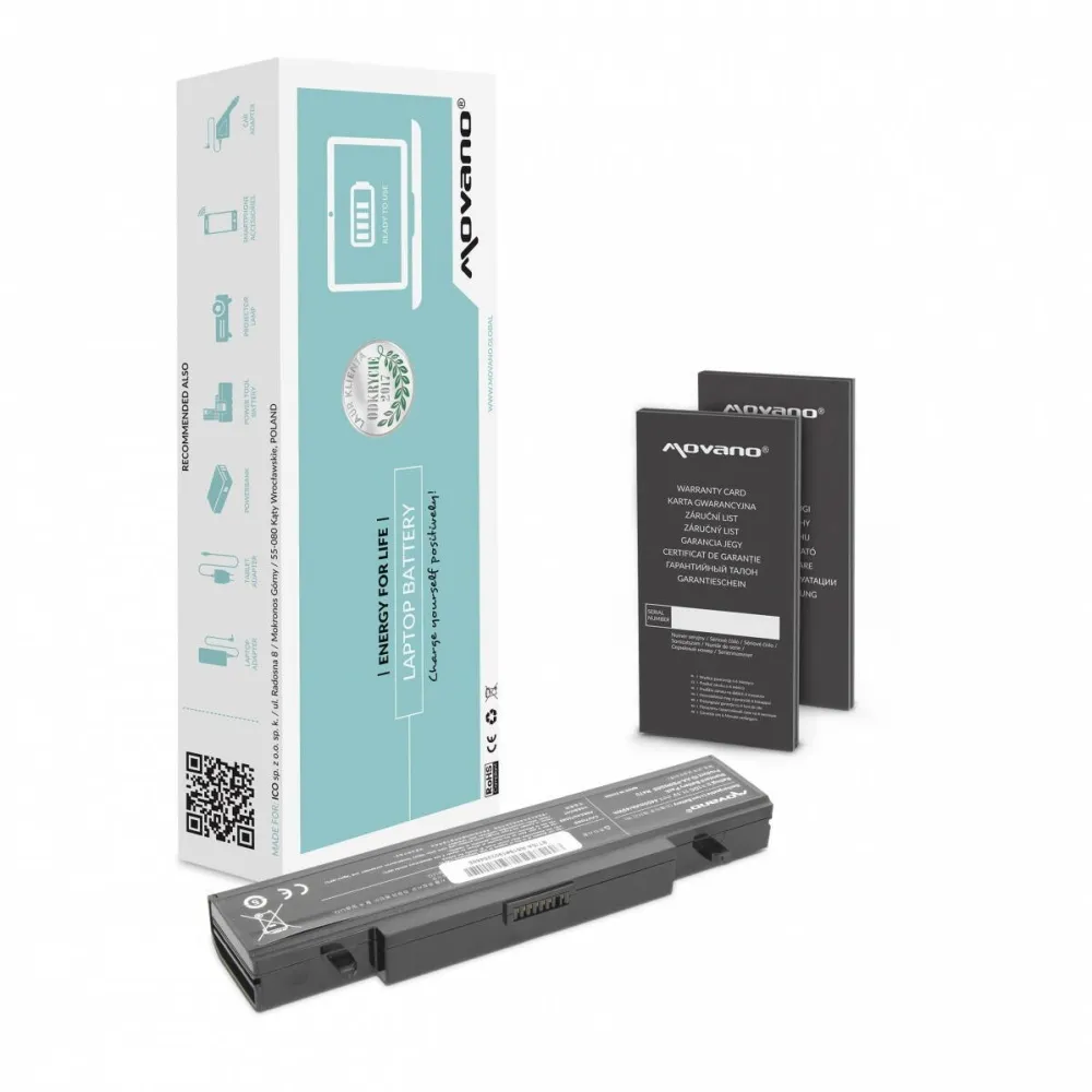 Acumulator Laptop Movano AA-PB9NC6B AA-PB9NS6B pentru Samsung R519 R530 - 4400 mAh (49 Wh)
