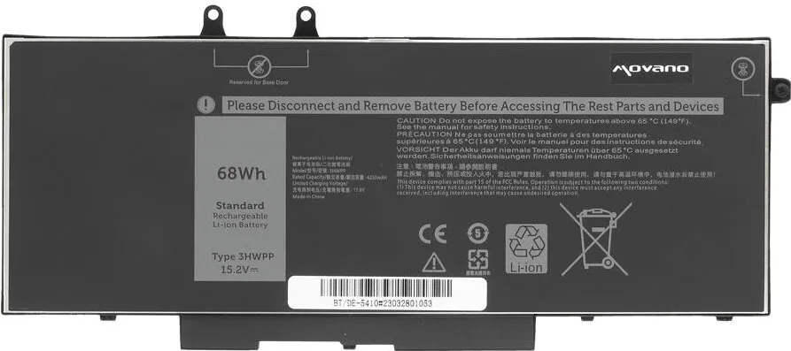 Acumulator Laptop Movano pentru Dell Latitude 14 5410, 15 5510