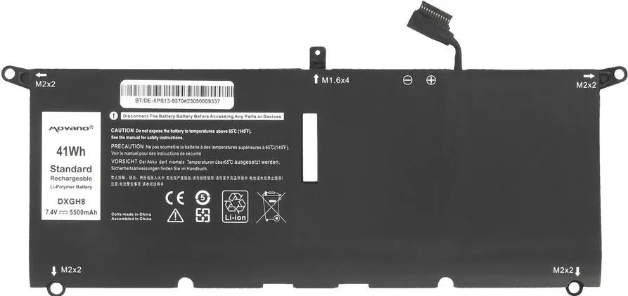 Acumulator Laptop Movano pentru Dell XPS 13 9370, 13 9380, Latitude 13 3301