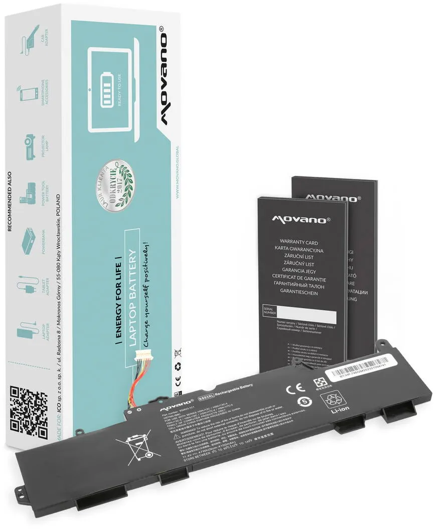 Acumulator Laptop Movano pentru HP EliteBook 735 G5, 745 G5, 840 G5