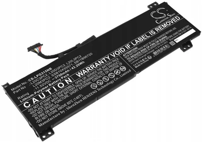 Acumulator Laptop Movano pentru Lenovo IdeaPad Gaming 3, 3910 mAh, 11,52V, 3 celule, set cu instructiuni si garantie
