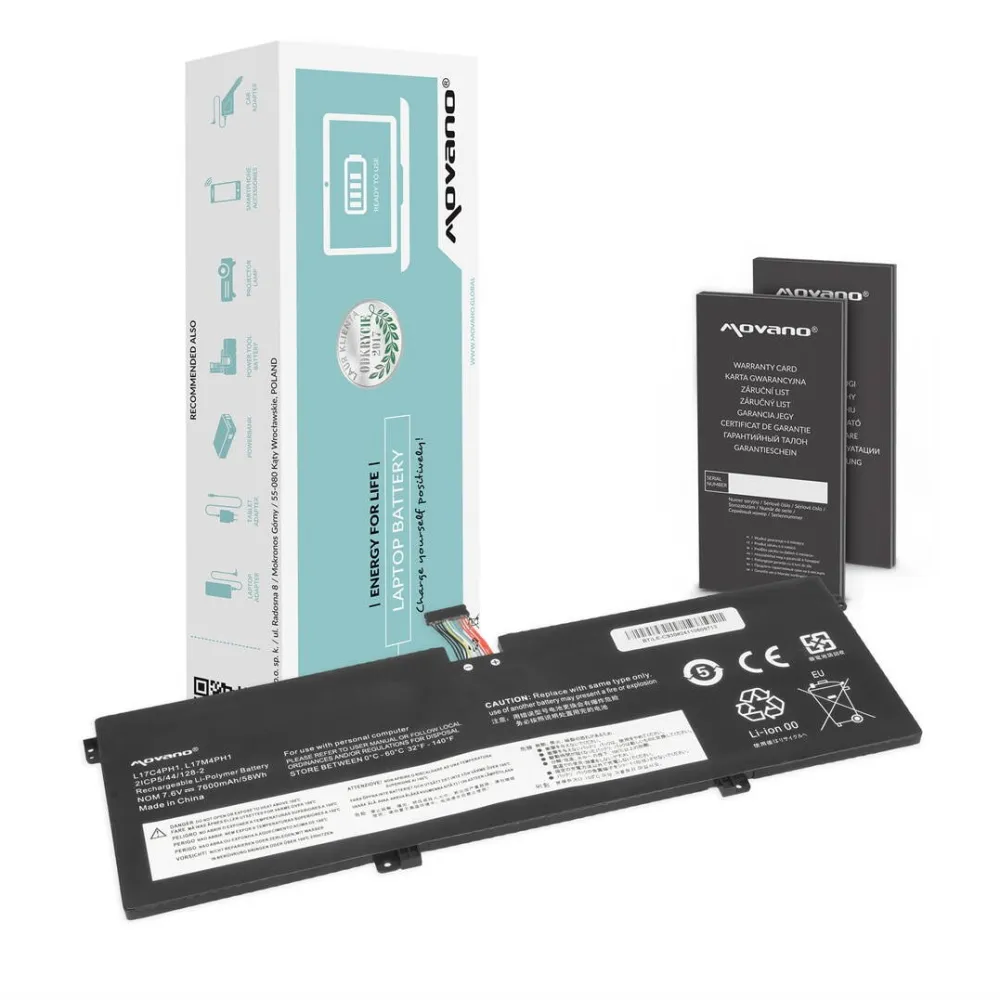 Acumulator Laptop Movano L17C4PH1 pentru Lenovo Yoga C930-13IKB L17M4PH1 L17C4PH2