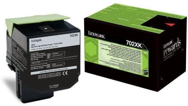 Toner imprimanta Lexmark BLACK RETURN NR.702XK 70C2XK0 8K ORIGINAL CS510DE