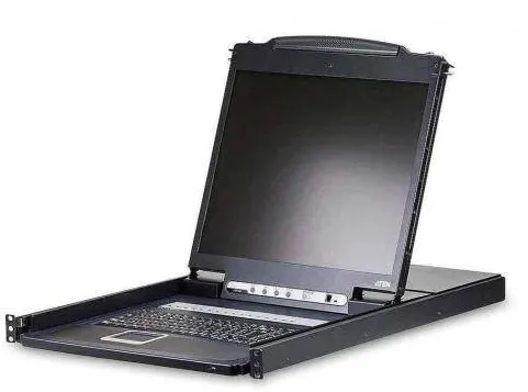 Switch KVM ATEN CL1308N-ATA-AG KVM 8 port LCD 19 + keyboard + touchpad PS/2 or USB 1U 19 Rack