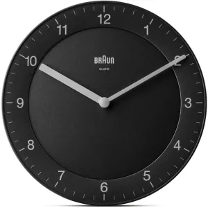 BRAUN Ceas de Birou BC 06 B Quartz wall analog black