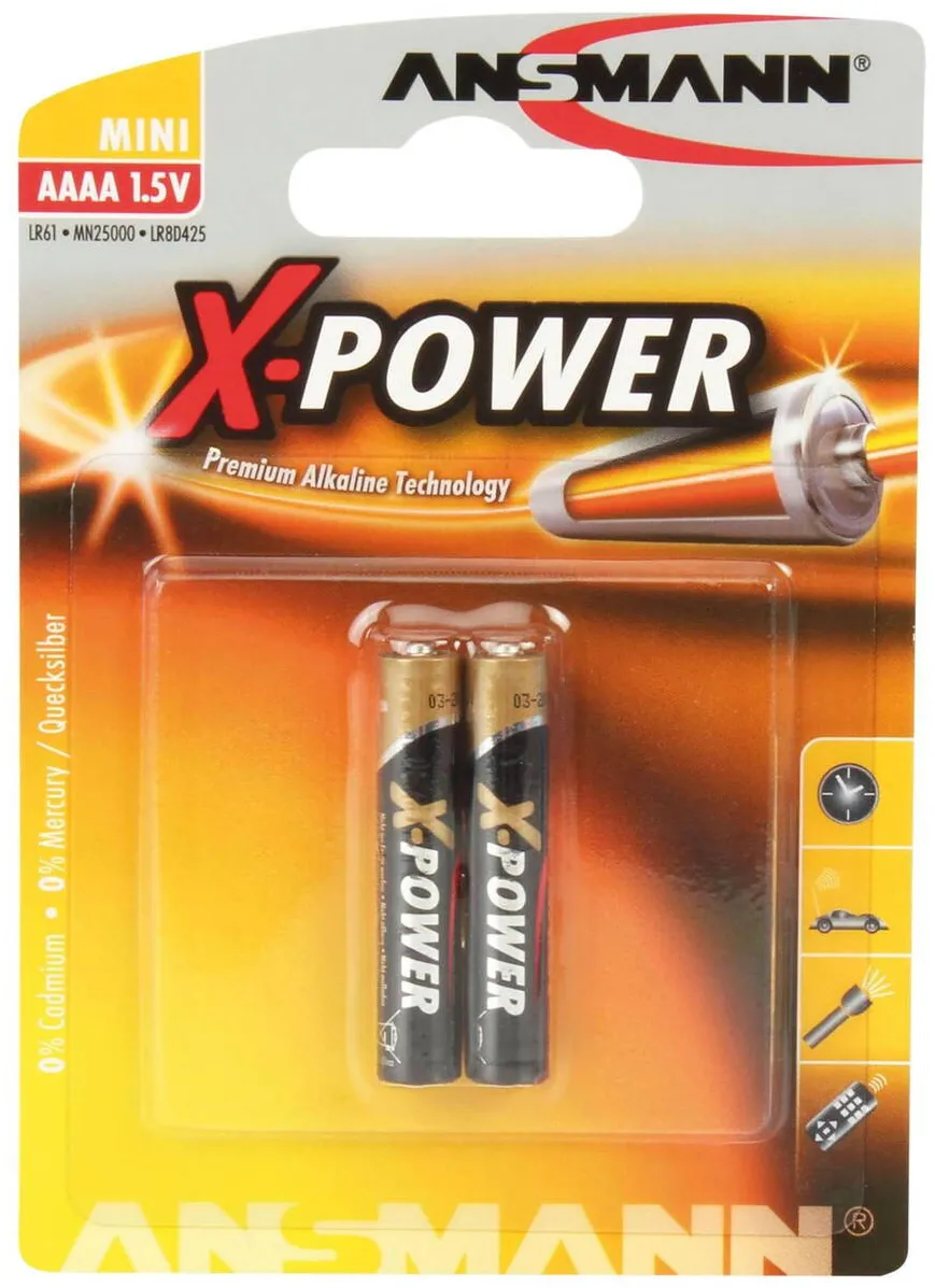 Ansmann Baterie 10x2 Alkaline AAAA X-Power1510-0005