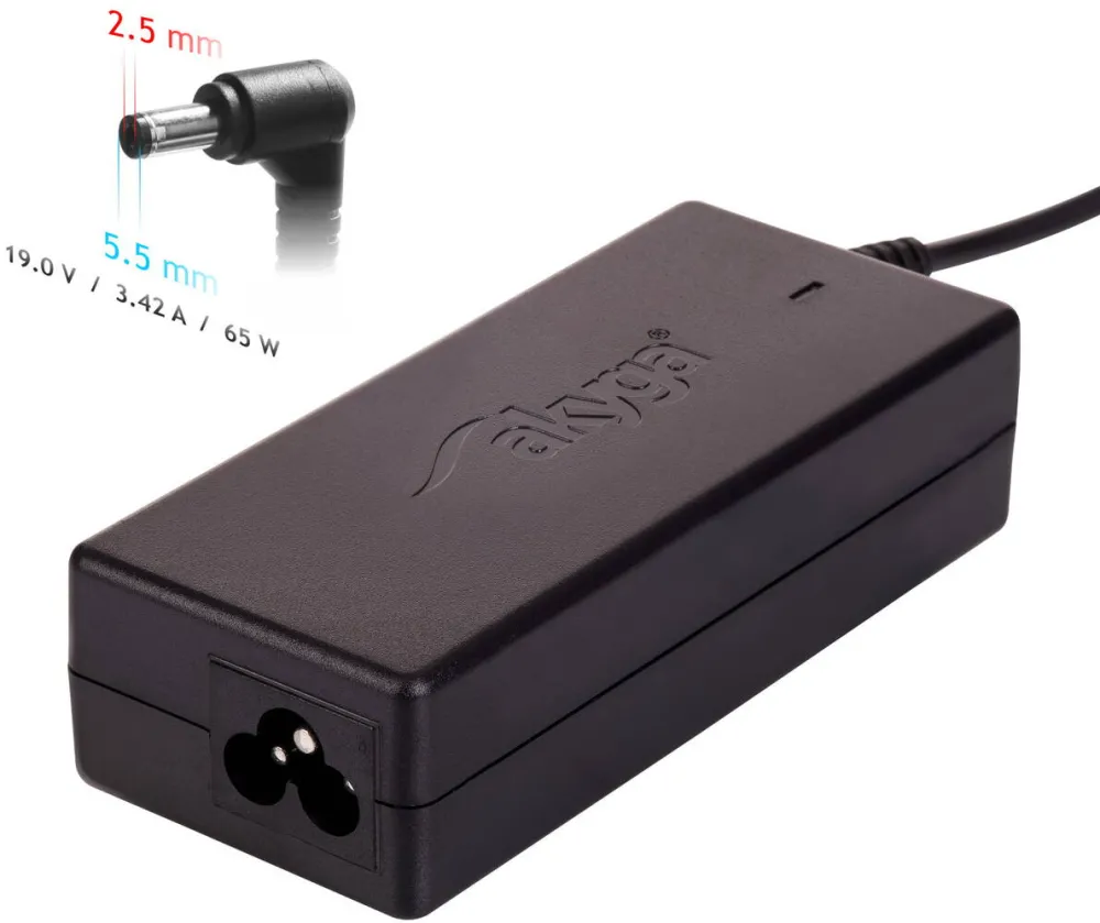 Alimentator Laptop AKYGA Adaptor/invertor Akyga AK-ND-01 Interior 65 W Negru