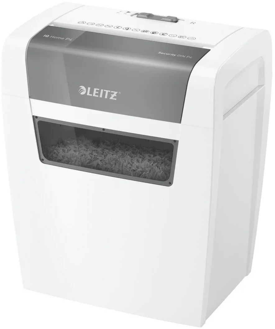 Distrugator Documente Leitz IQ Home, P4, 6 sheets, 15 l garbage can