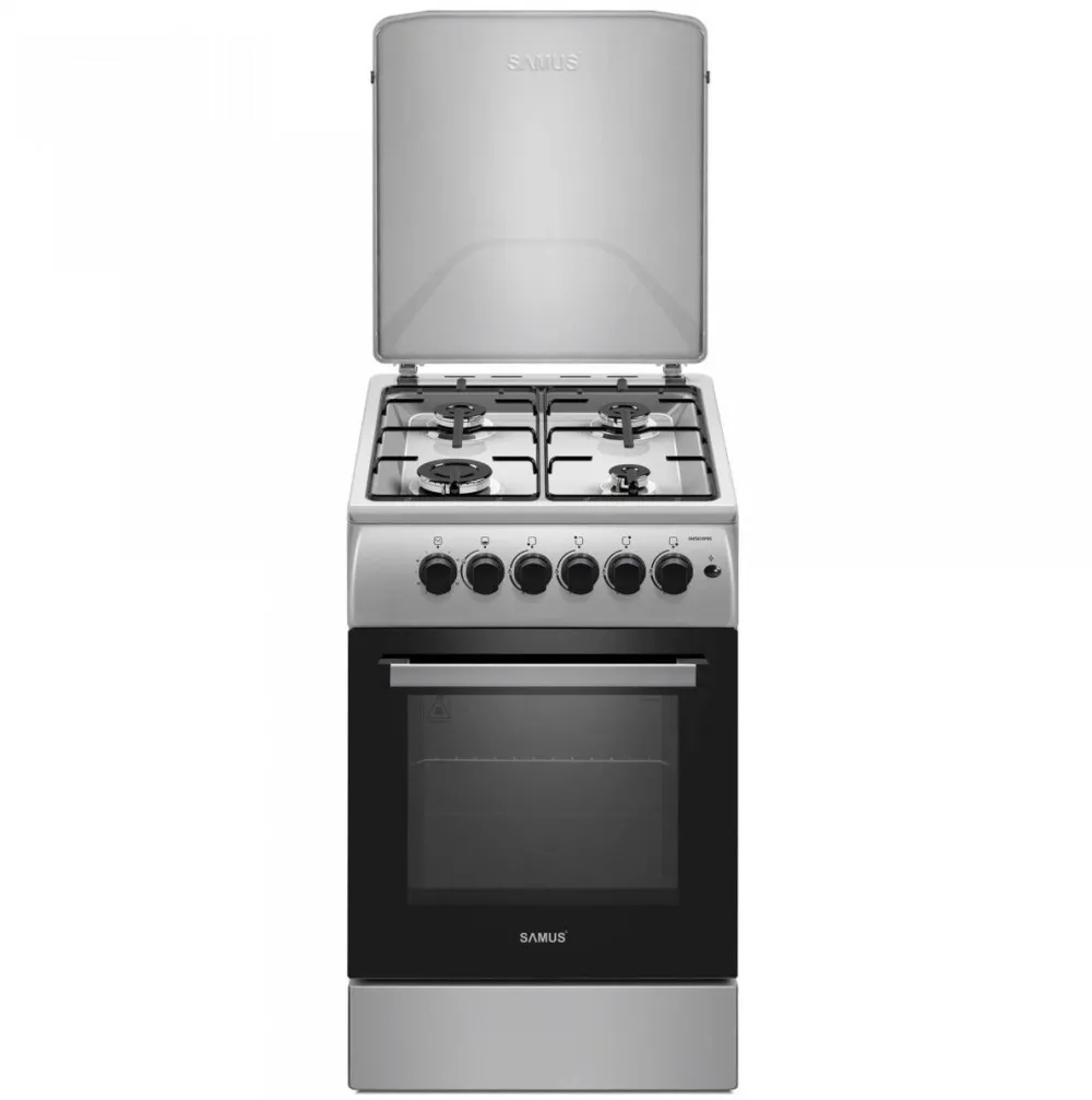 Aragaz pe gaz Samus SM561XPBS 4 arzatoare 54 L