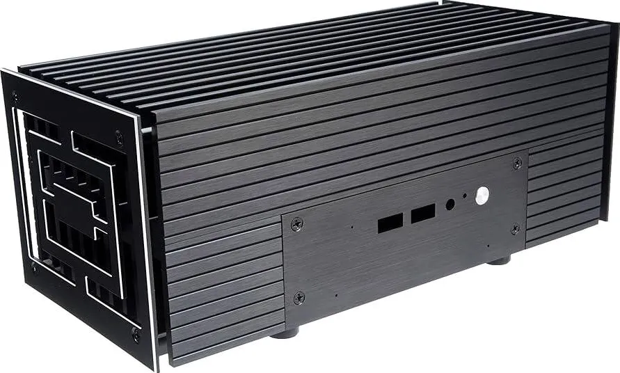 Carcasa PC Akasa Akasa Turing Fanless UCFF-Gehäuse (Intel NUC), OEM - schwarz