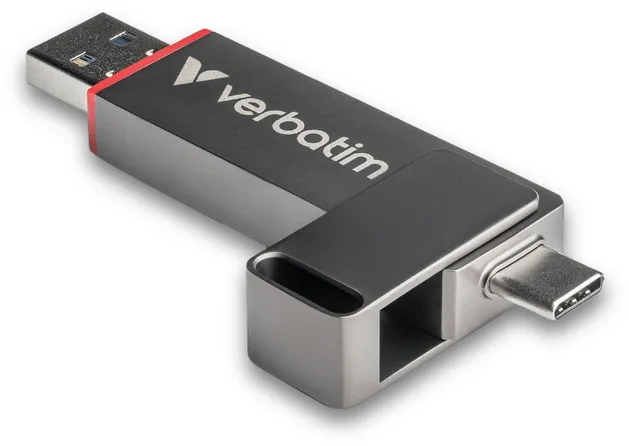SSD Extern VERBATIM Dual QuickStick 512GB USB-C 3.2 Gen 1 Grey