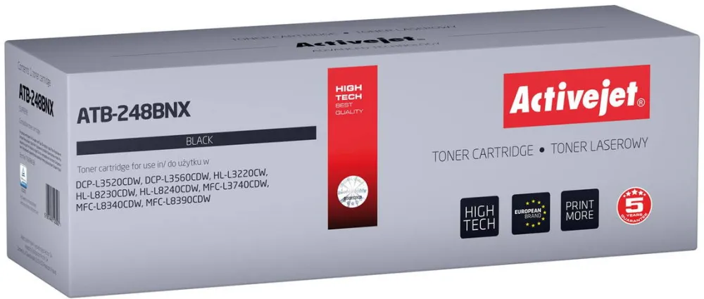 Toner imprimanta ACTIVEJET ATB-248BNX Toner for Brother printers; Replacement Brother TN248XLBK; Supreme; 3000 pages; black)