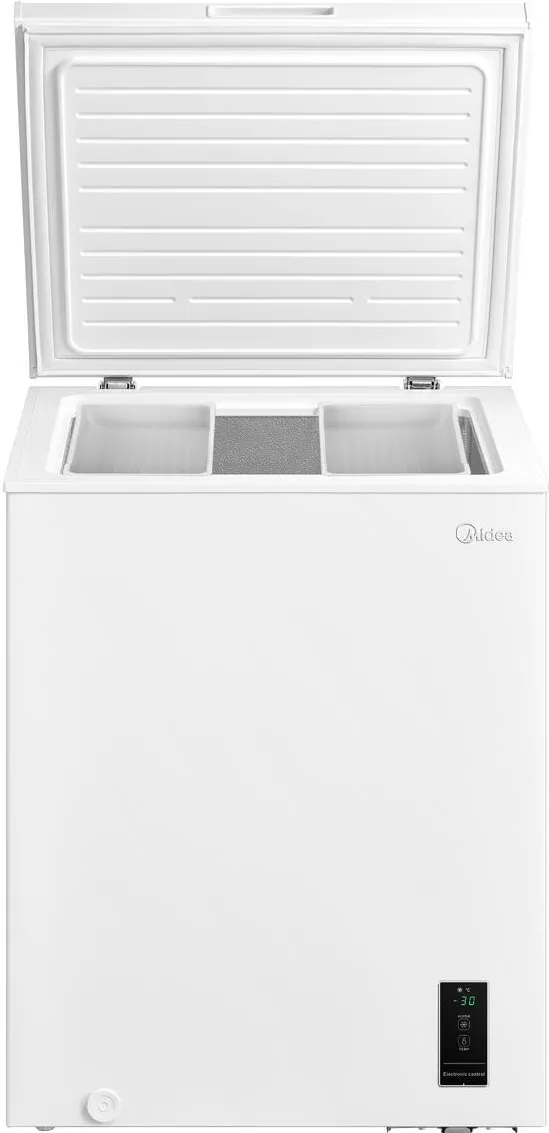 Midea Lada frigorifica MDRC207FEE01, clasa E, Inaltime 85 cm, Capacitate neta congelator 142 L, Alb