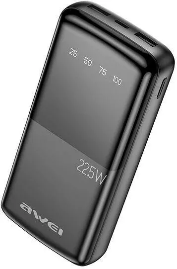 AWEI Powerbank 20000mAh P13K 22,5W 2xUSB + USB-C