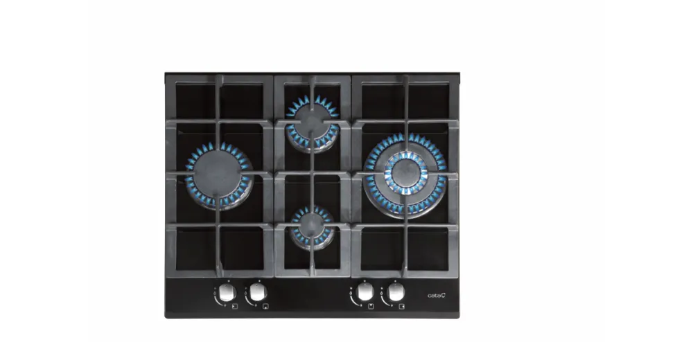 Plita CATA CATA LCI 6031 BK Gas Hob, 4 burners, Width 64cm, Black