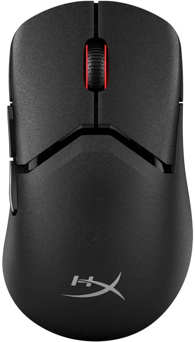 Mouse HyperX Mouse gaming wireless HyperX Pulsefire Saga Pro, design modular, imprimare 3D a componentelor interschimbabile, polling rate 4K, 2.4GHz/Bluetooth, ultrausor (72g), instant pair, negru