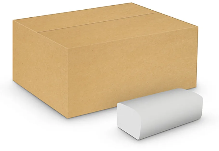 Velvet Servetele ZZ, hartie alba, 23x21cm, 2 straturi, 150buc/pachet, 20pachete/cutie, VELVET Professional