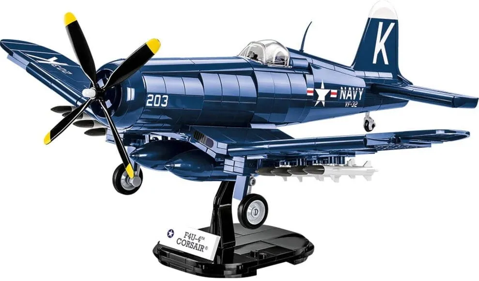 Jucarie creativa Cobi F4U-4 Corsair, construction toy