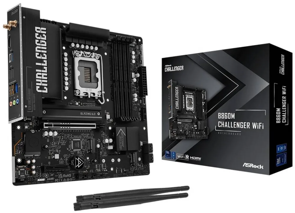 Placa de Baza ASRock B860M Challenger WiFi mATX DDR5