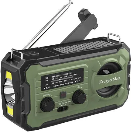 Kruger&Matz RADIO MULTIFUNCTIONAL SOLAR 10000MAH KRUGER&MA