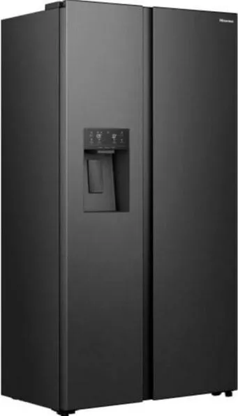 Frigider Side by Side Hisense RS5P528STFE 528 l cu dozator apa si gheata inox inchis