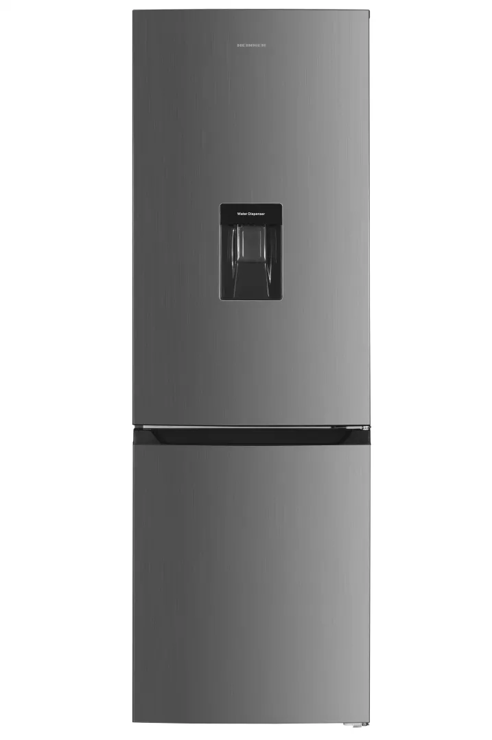 HEINNER Combina frigorifica HCNF-HM291INVXWDD, Total No Frost, compresor Inverter, dozator de apa, clasa D, 291 L, Aspect Inox