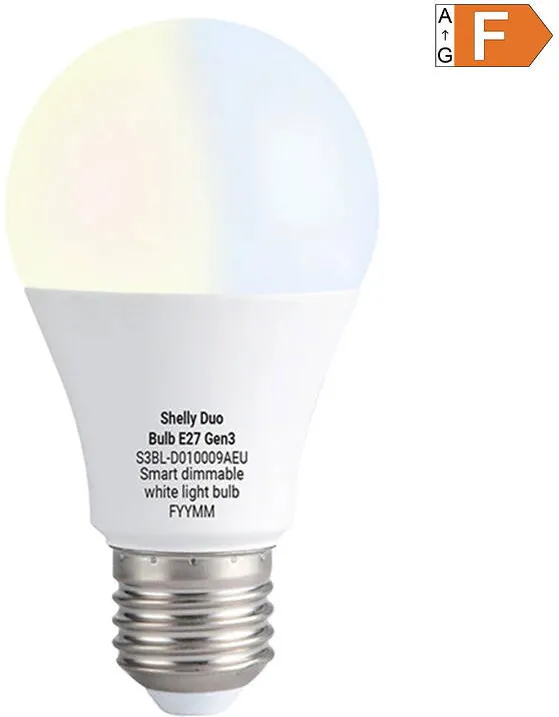 Shelly Bec LED SHELLY Duo Gen3 cu doua becuri, soclu E27