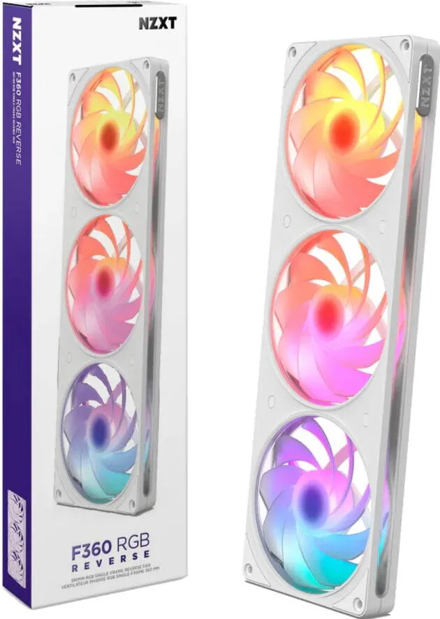 NZXT F360 RGB (white, reverse, 360 mm)