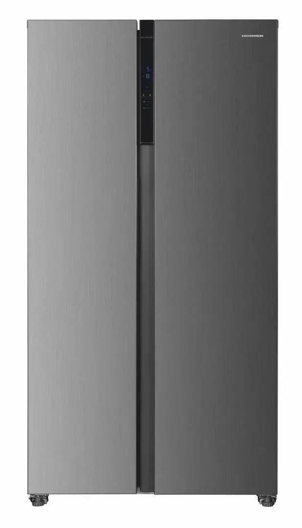 HEINNER Side by side HSBS-HM532NFXE++, Full No Frost, compresor Inverter, clasa E, display touch, control electronic, 532 L, Inox