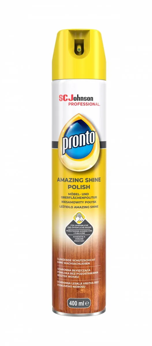 Chemia PRONTO Classic, spray cu spuma pentru curatare, stralucire si intretinere mobila, 400ml