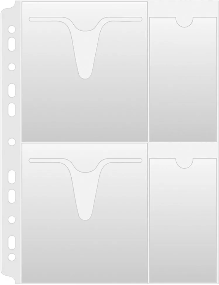 DONAU Folie protectie A4, pentru 4 CD/DVD, 160 microni, 25buc/set, DONAU