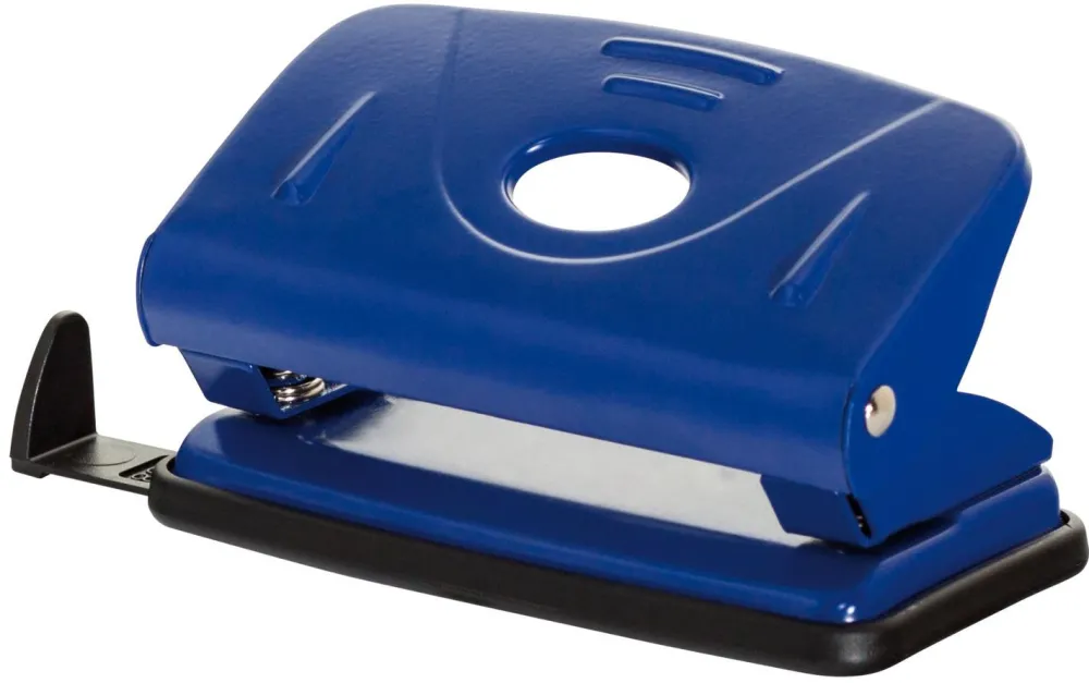 Office Products Perforator metalic, 12 coli, Office Products - albastru