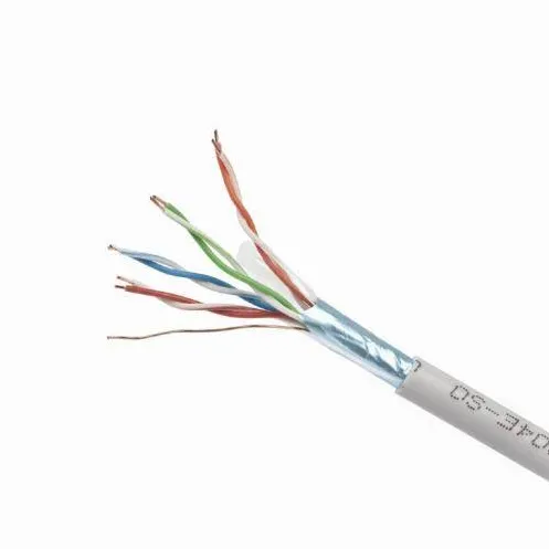 Cablu Gembird Gembird FTP foil shielded stranded cable, cat. 6, 7*0,18mm, CCA, 100m, gray