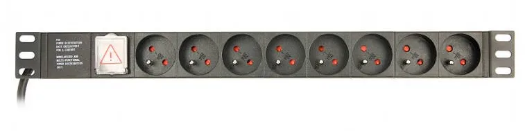 Accesoriu Retea Gembird EG-PDU-014-FC14 power distribution unit (PDU) 8 AC outlet(s) 1U Black