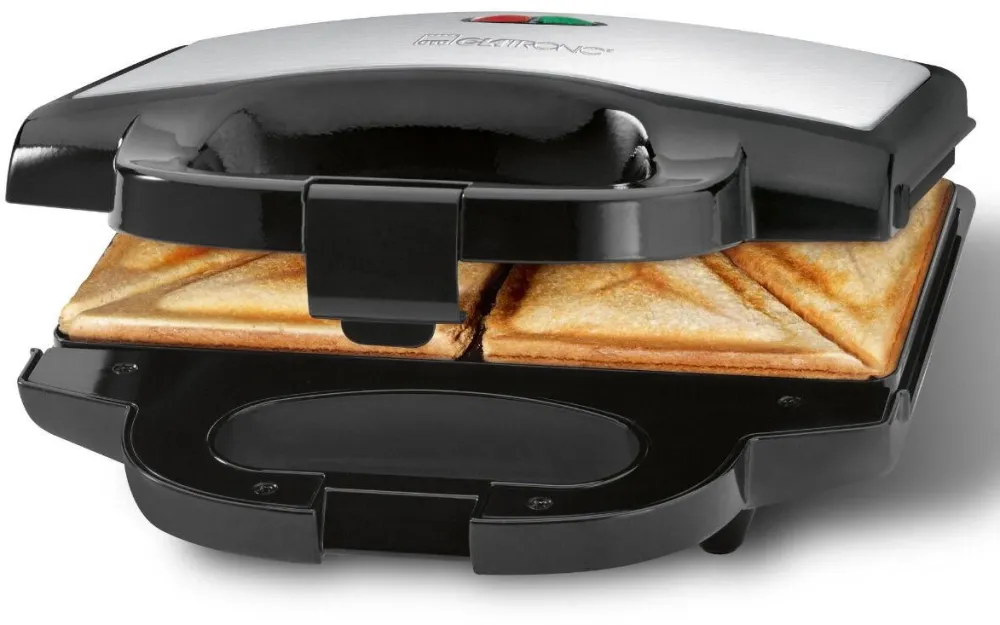 Clatronic Sandwich maker Clatronic ST 3778 750 W Negru, otel inoxidabil