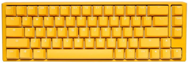 Tastatura Ducky Gaming One 3 Yellow SF RGB Cherry MX Clear Mecanica