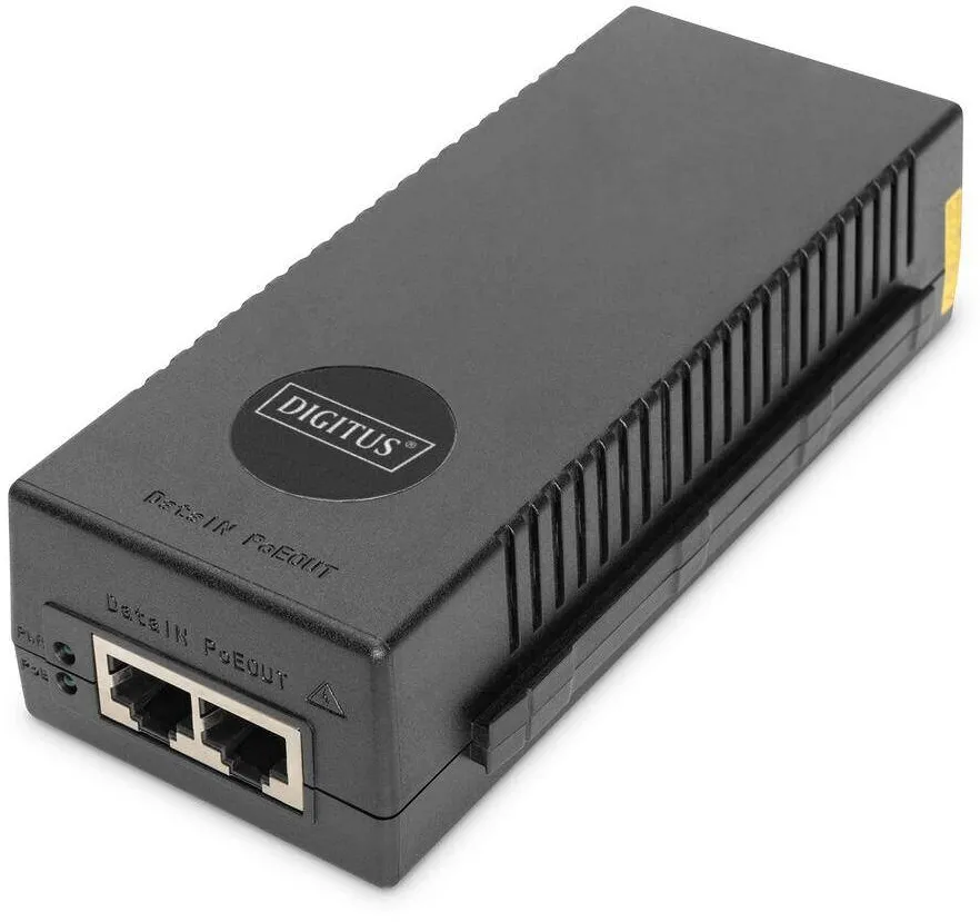 Assmann 10 Gigabit Ethernet PoE+ Injector, 802.3at, 30 W