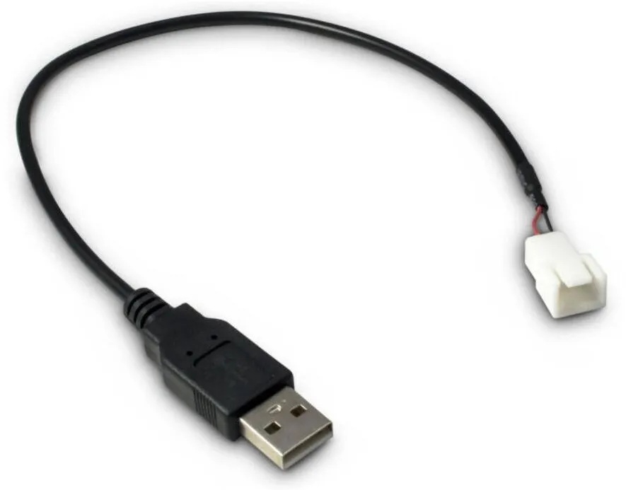 Adaptor Inter-Tech USB AM la 3Pin , 30 cm