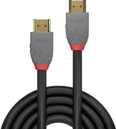 Lindy HDMI Kabel Ultra High Speed 3m, Anthra Line