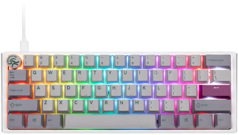 Tastatura Gaming Ducky One 3 Mist Grey Mini RGB LED - MX-Brown (US)