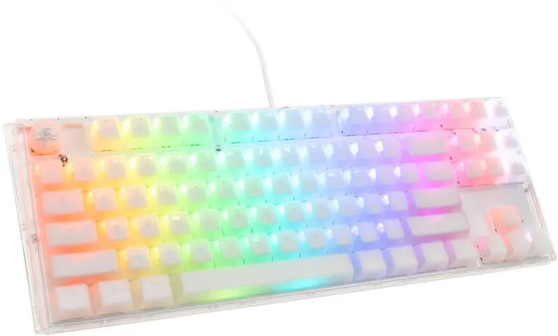 Tastatura Gaming Ducky One 3 Aura White TKL RGB LED - MX-Silent-Red (US)
