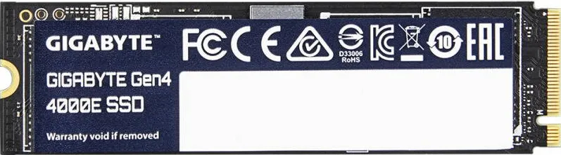 SSD GIGABYTE Gen4 4000E 250GB PCI Express 4.0 x4 M.2 2280