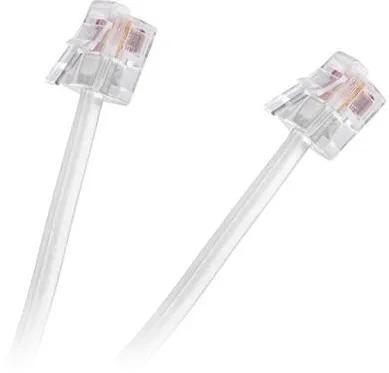Generic CABLU TELEFON EXTENSIE ALB 5M
