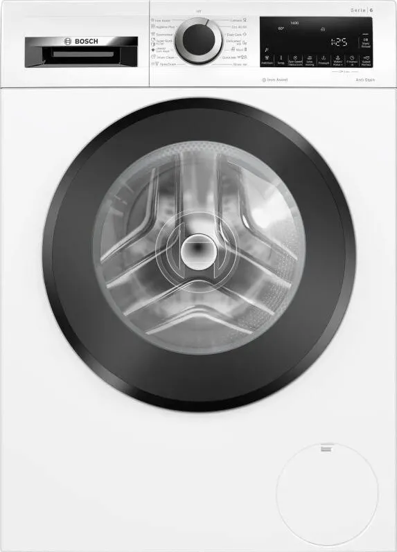 BOSCH Masina de spalat rufe Bosch WGG244Z5BY, 9 kg, 1400 RPM, Clasa A, EcoSilence Drive, Iron Assist, Vario Drum, 60 cm, Alb