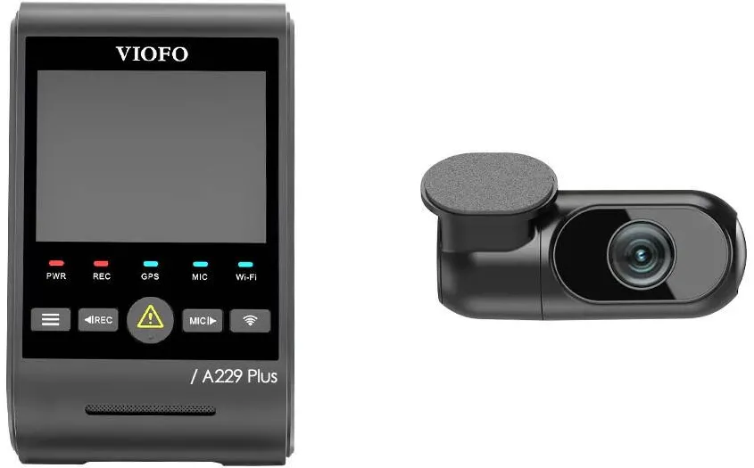 Camera Auto VIOFO A229 Plus 2CH Dashcam 2K + 2K WiFi, GPS